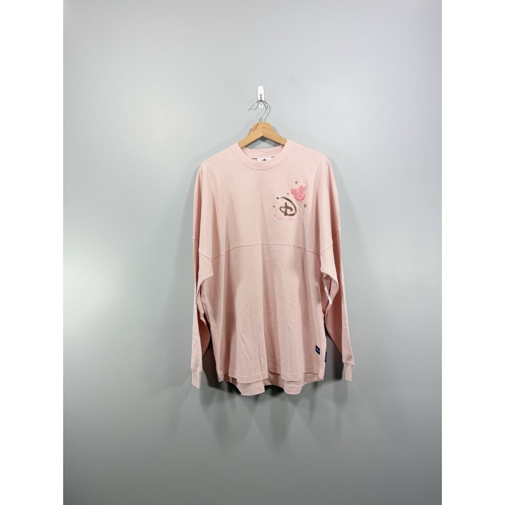 2026 Disney Spirit Jersey Walt Disney World Pink Balloon Long Sleev Sweatshirt L - Picture 5 of 13